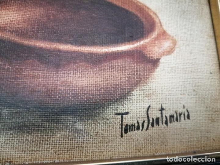 Otros objetos de arte: BODEG&Oacute;N FIRMADO POR TOM&Aacute;S SANTAMARIA - Foto 3