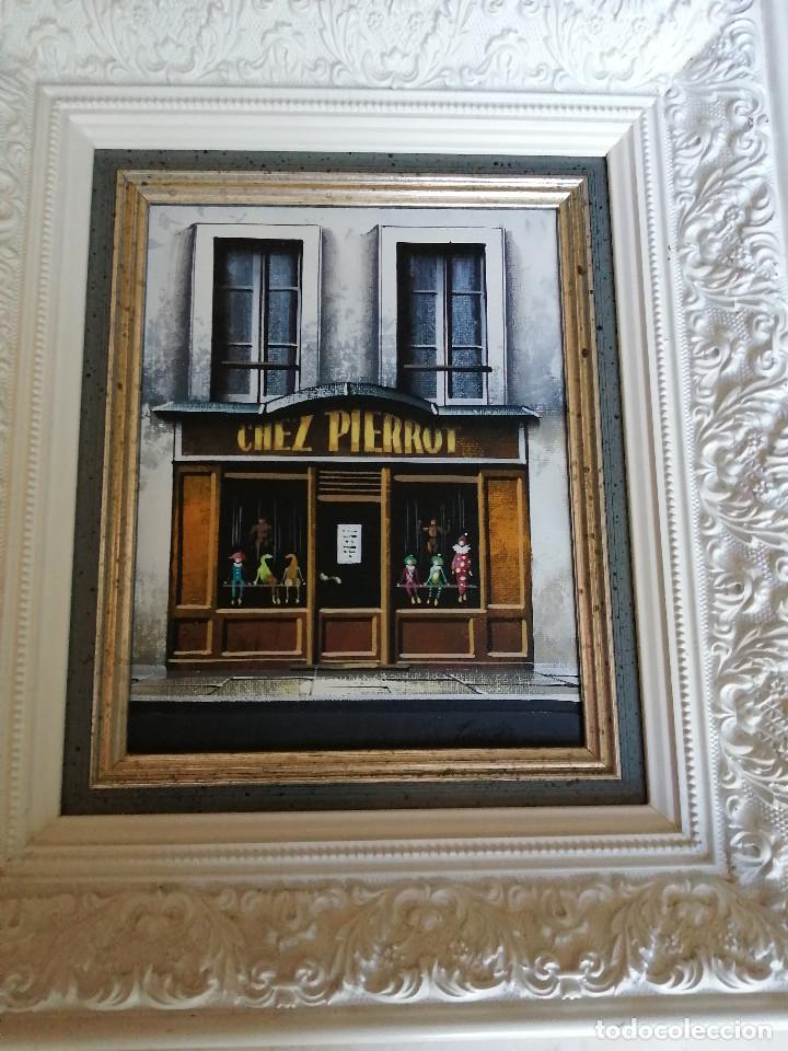 Otros objetos de arte: CUADRO CHET PIERROT, FIRMADO, 27*31 CM. - Foto 1