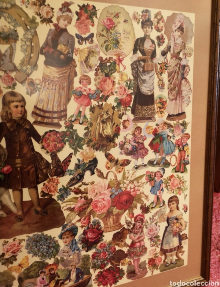 Otros objetos de arte: Collage cromos troquelados - Foto 6