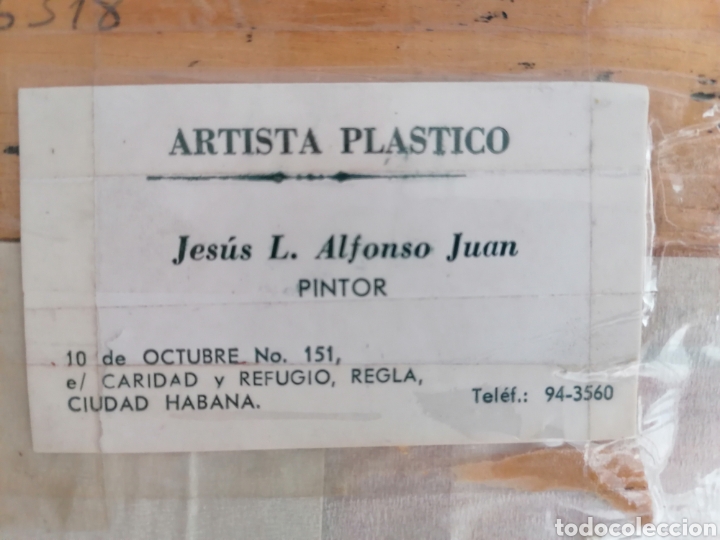 Otros objetos de arte: Pintura Pl&aacute;stica J.L.Alfonso. - Foto 6