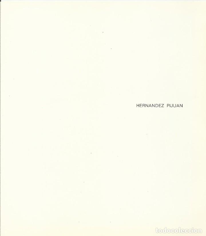 Otros objetos de arte: Hern&aacute;ndez Pijuan. D&iacute;ptico Ren&eacute; Metras. 1973. Barcelona. Buen estado. 23x20 cm. Ilustrado. Barcelona.
