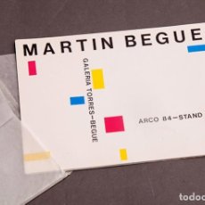 Otros Objetos de Arte: SIGFRIDO MARTÍN BEGUÉ - ARCO 1984 - JUEGO DE POSTALES
