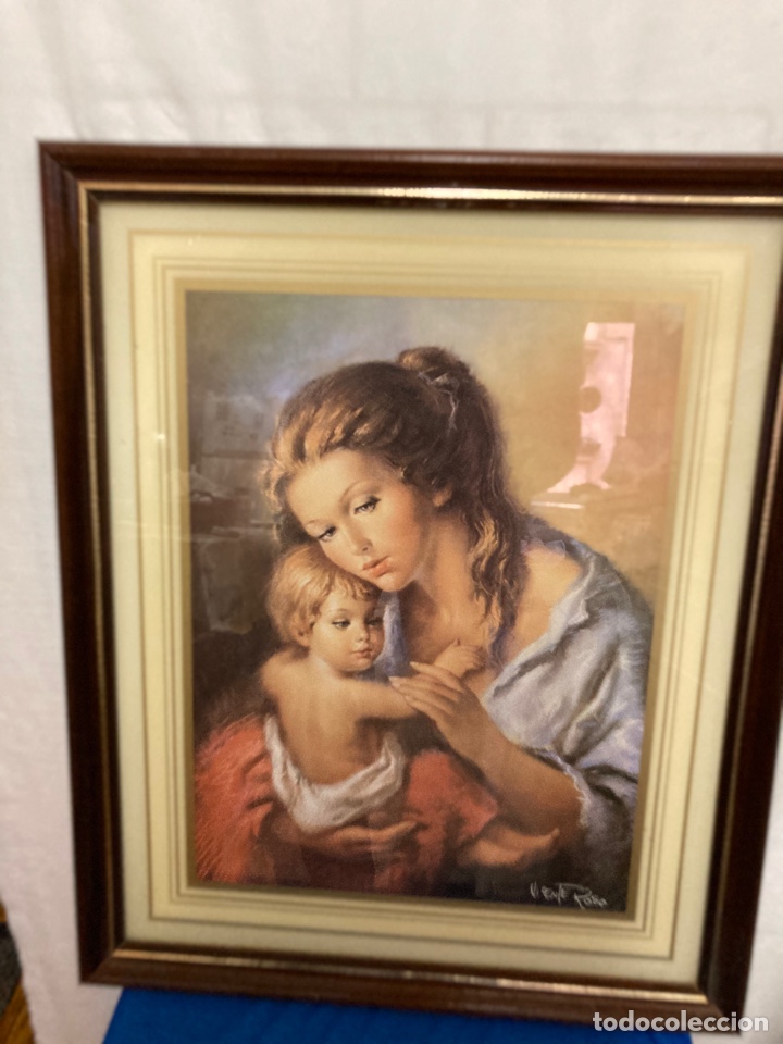 Otros objetos de arte: CUADRO de VICENTE ROSO , 55 x 45 cm - Foto 3