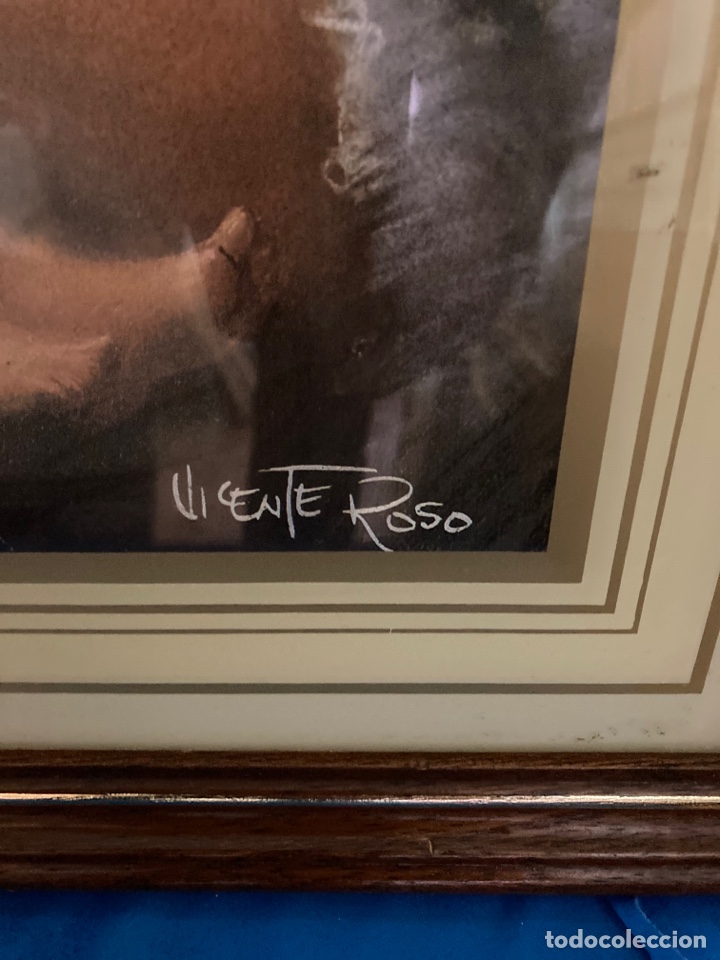 Otros objetos de arte: CUADRO de VICENTE ROSO , 55 x 45 cm - Foto 4