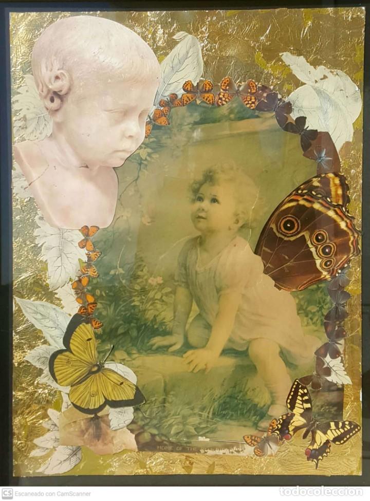 Otros objetos de arte: Zula Kenyon (1873 &ndash; 1947) Collage original de Indalecio - Foto 1