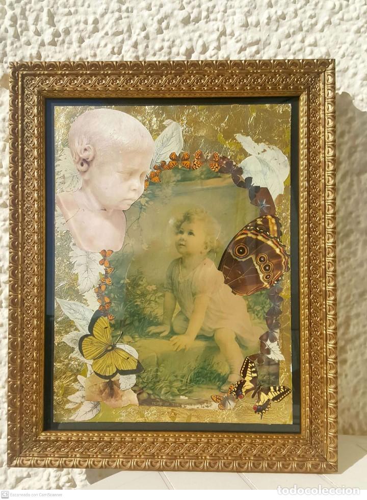 Otros objetos de arte: Zula Kenyon (1873 &ndash; 1947) Collage original de Indalecio - Foto 2