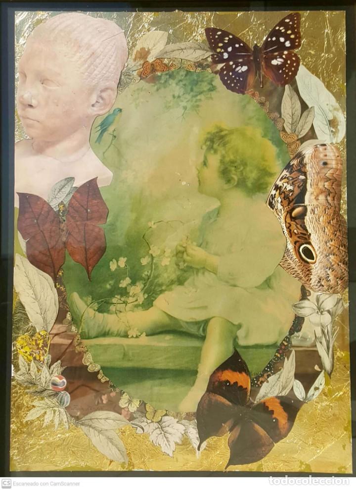 Otros objetos de arte: Zula Kenyon (1873 &ndash; 1947) Collage original de Indalecio - Foto 1