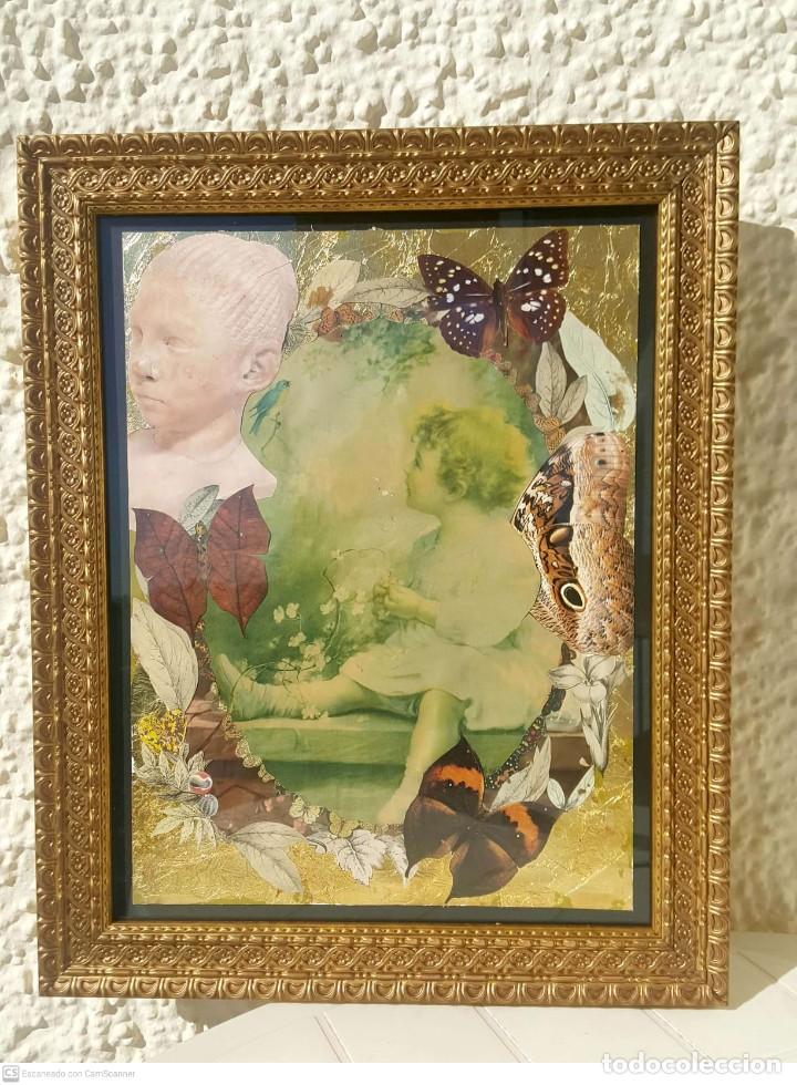 Otros objetos de arte: Zula Kenyon (1873 &ndash; 1947) Collage original de Indalecio - Foto 2