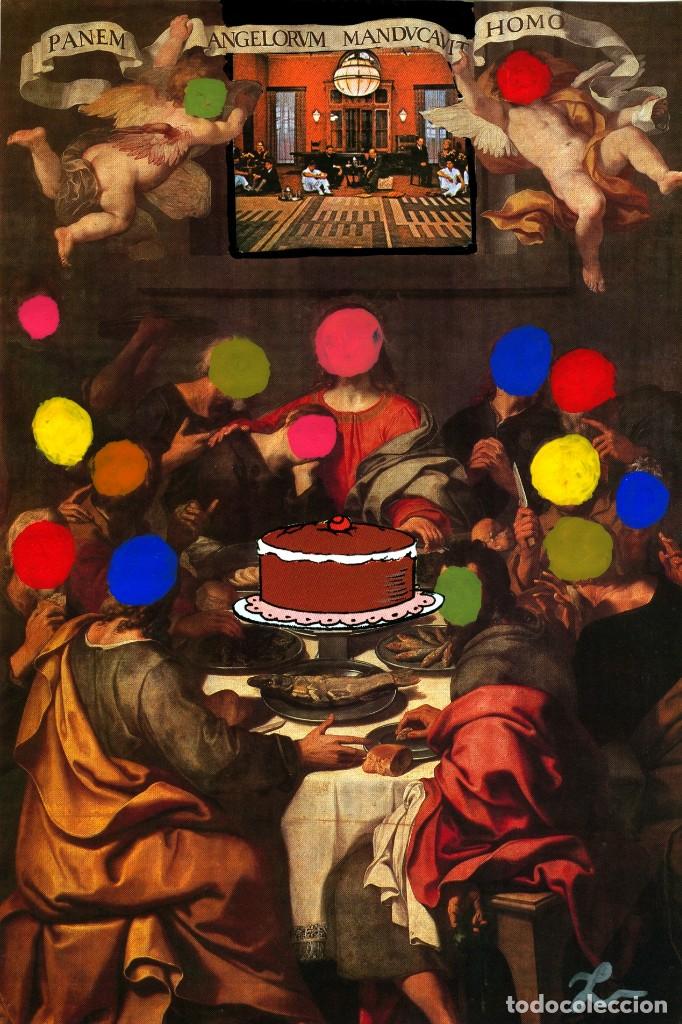 Otros objetos de arte: Party Monster Collage de Indalecio 16,3x24cm. - Foto 1