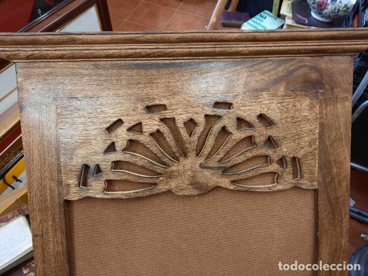 Otros objetos de arte: CAPILLA DE MADERA PARA V&Iacute;RGEN O SANTO. 85x49 cms. - Foto 3