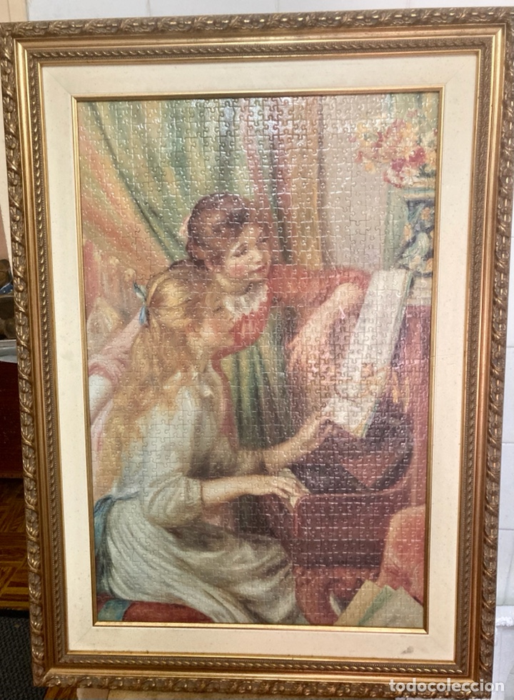 Otros objetos de arte: MARCO , 84 x 60 cm MADERA LABRADA CON UN PUZZE - Foto 5
