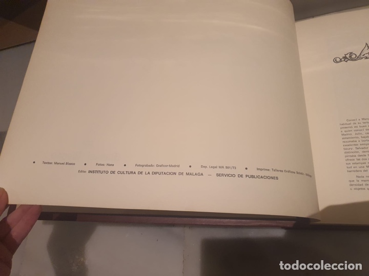 Otros objetos de arte: Malaga y sus comienzos, Manuel Blasco - Foto 2