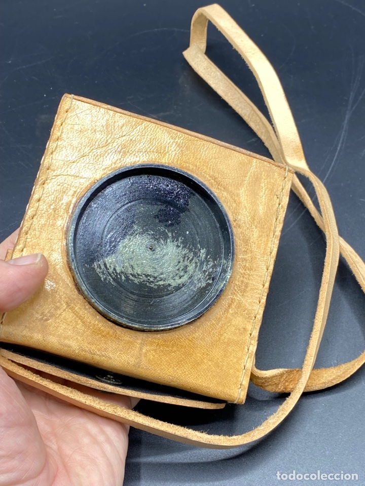 Otros objetos de arte: Brujula decorativa con estuche de piel - Foto 3