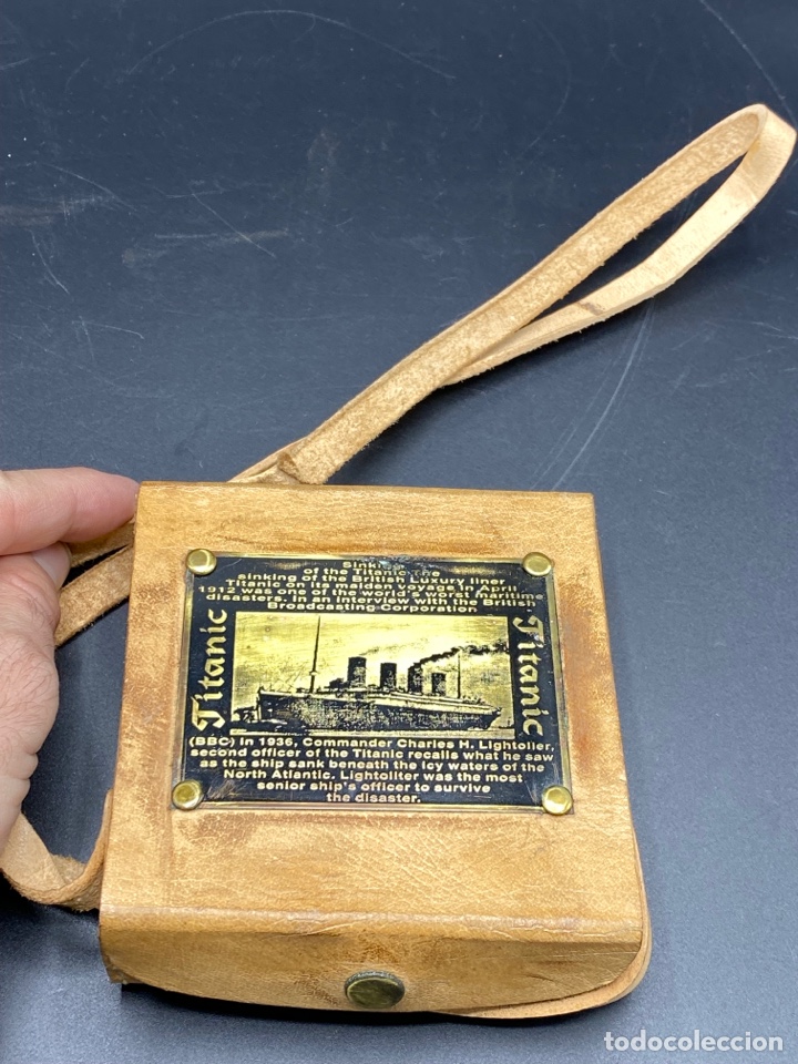 Otros objetos de arte: Brujula decorativa con estuche de piel - Foto 5