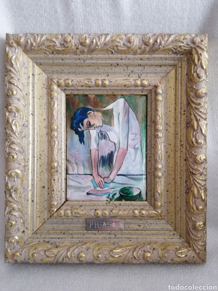 Otros objetos de arte: Cuadro Picasso Esmaltado. - Foto 2