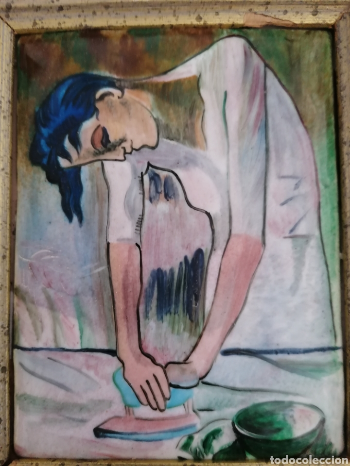 Otros objetos de arte: Cuadro Picasso Esmaltado. - Foto 5