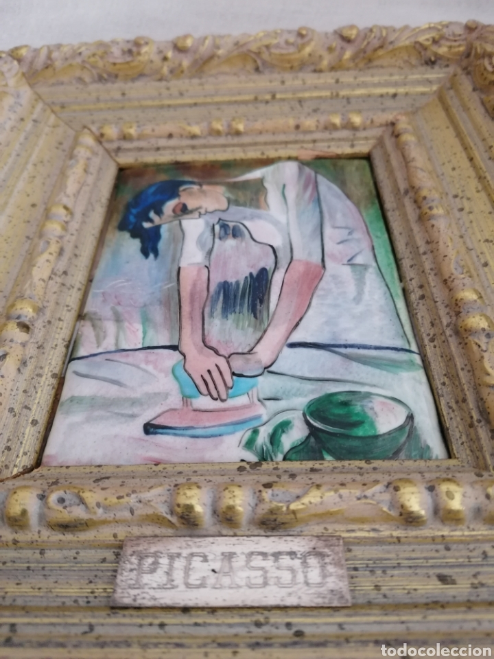 Otros objetos de arte: Cuadro Picasso Esmaltado. - Foto 7
