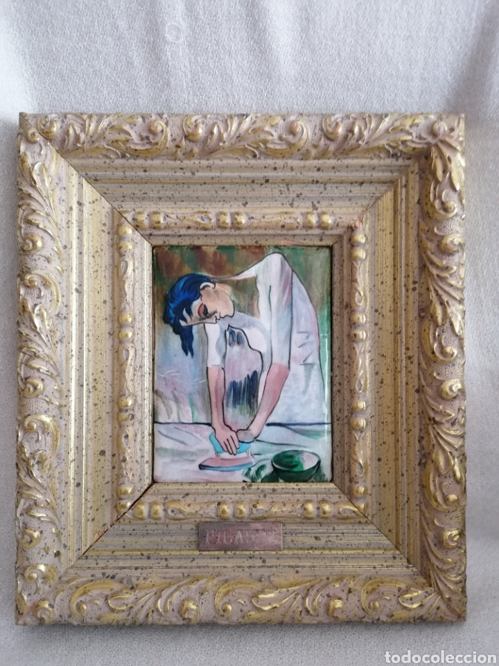 Otros objetos de arte: Cuadro Picasso Esmaltado. - Foto 11