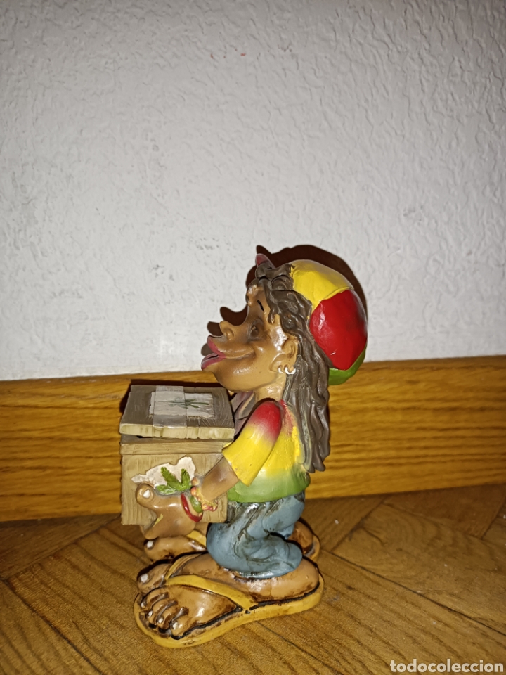 Otros objetos de arte: Mu&ntilde;eco de estilo jamaicano Marihuana - Foto 2
