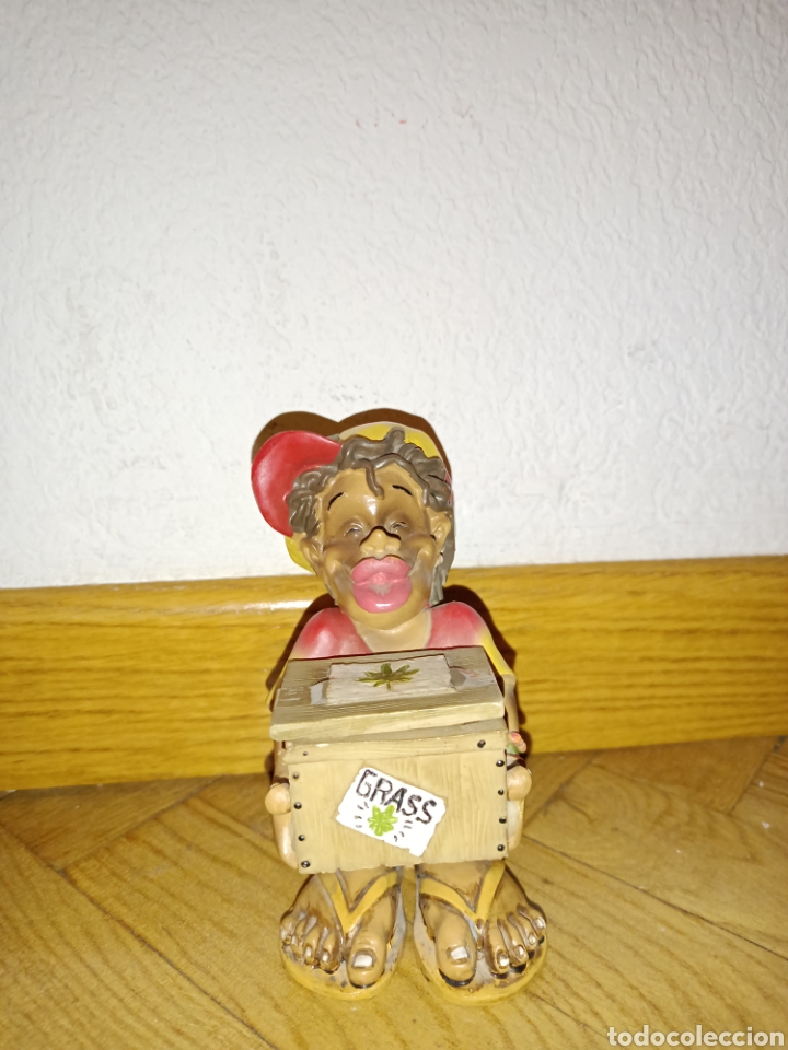 Otros objetos de arte: Mu&ntilde;eco de estilo jamaicano Marihuana - Foto 1