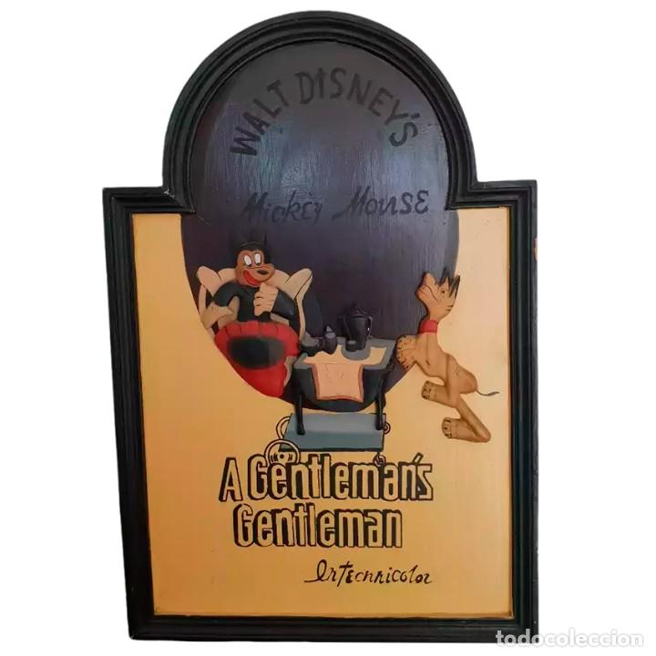 Otros objetos de arte: Cuadro de madera con relieve tipo taberna irlandesa. - Foto 1