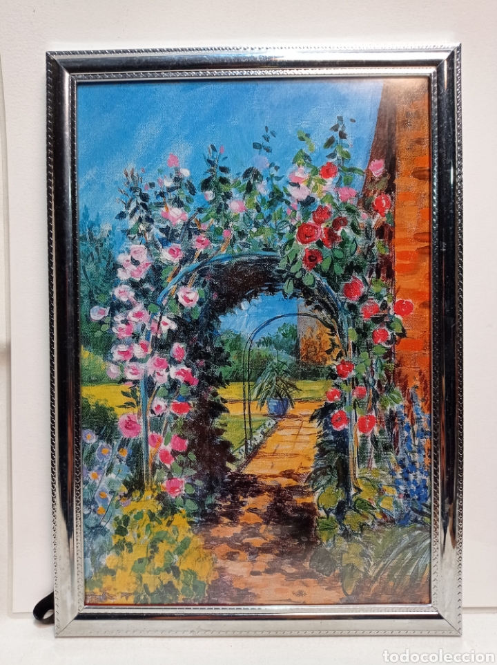 Otros objetos de arte: L&Aacute;MINA ENMARCADA CON CRISTAL - Foto 1