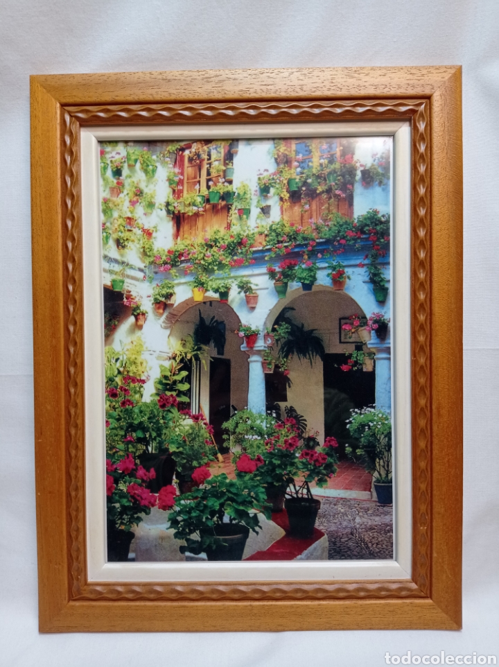 Otros objetos de arte: L&Aacute;MINA ENMARCADA PATIO ANDALUZ - Foto 1
