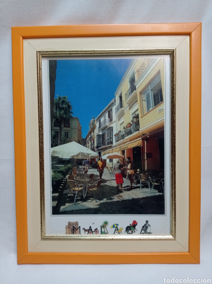 Otros objetos de arte: L&Aacute;MINA M&Aacute;LAGA ENMARCADA - Foto 1