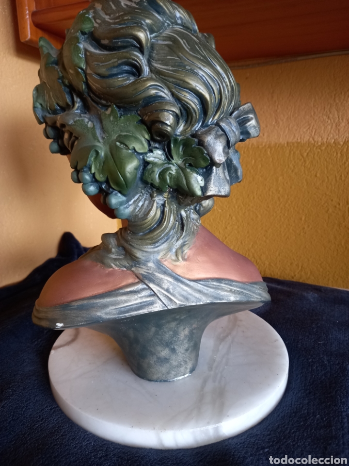 Otros objetos de arte: BONITO BUSTO MUJER ALEGORIA A LA VENDIMIA - Foto 3