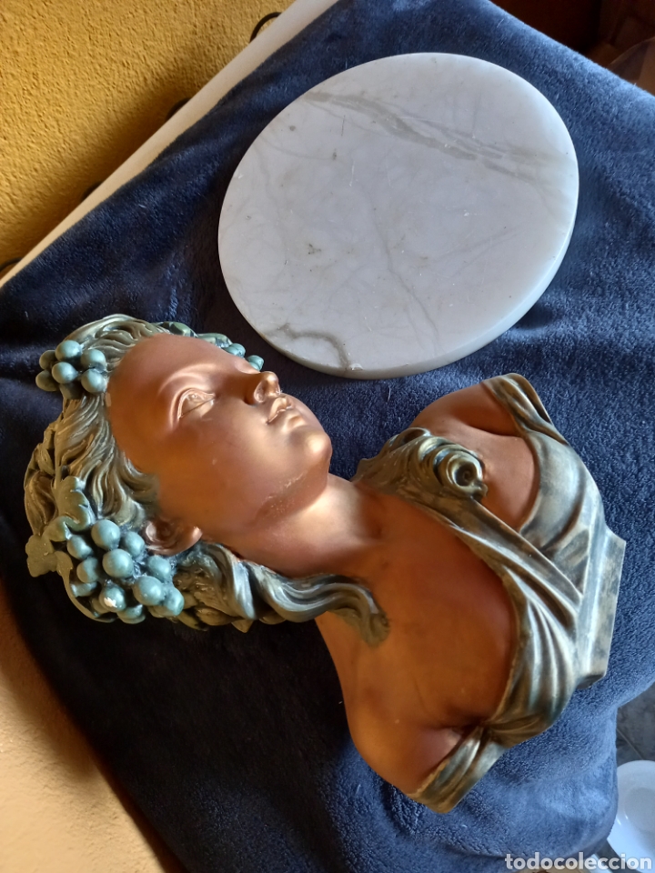 Otros objetos de arte: BONITO BUSTO MUJER ALEGORIA A LA VENDIMIA - Foto 8