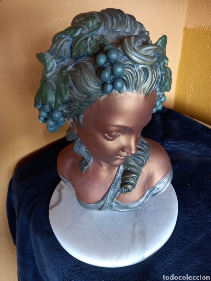 Otros objetos de arte: BONITO BUSTO MUJER ALEGORIA A LA VENDIMIA - Foto 19