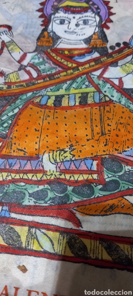 Otros objetos de arte: Calendario indu pintado a mano - Foto 2