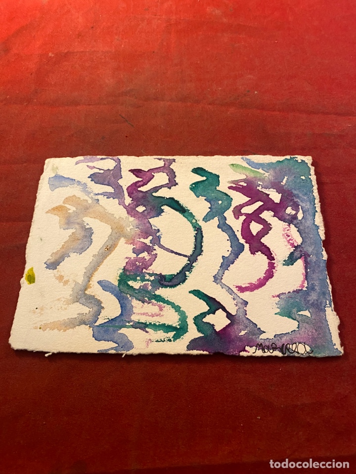 Otros objetos de arte: Acuarela firmada Marcela - Foto 1