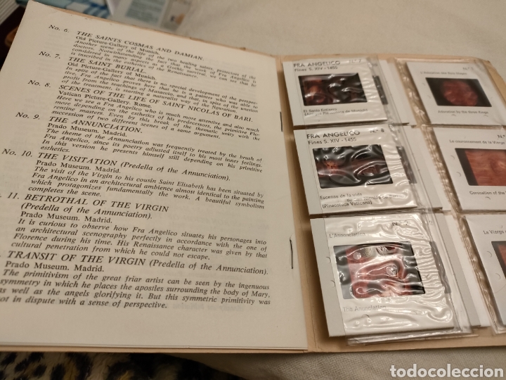 Otros objetos de arte: Fra Ang&eacute;lico 12 transferencias en color con comentarios Codex - Foto 2