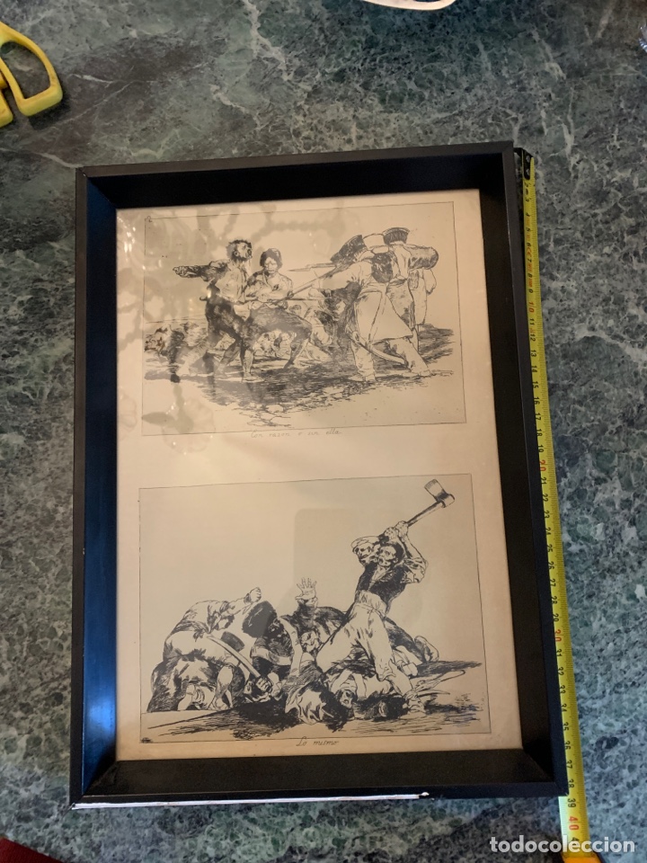 Otros objetos de arte: Cuadro reproducci&oacute;n De Goya - Foto 1