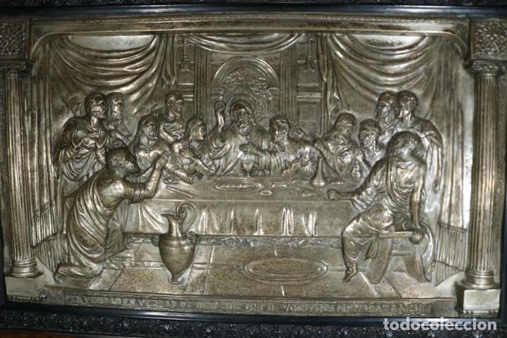 Otros objetos de arte: Cuadro de la &uacute;ltima cena de Jes&uacute;s con los doce ap&oacute;stoles - Foto 3