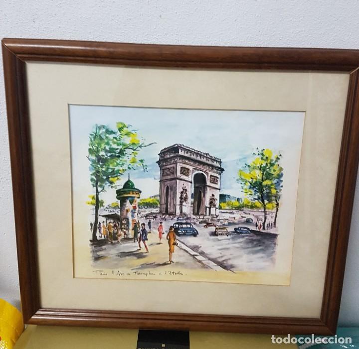 Otros objetos de arte: Cuadro imagen Par&iacute;s. Arco del triunfo - Foto 1