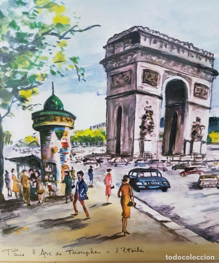 Otros objetos de arte: Cuadro imagen Par&iacute;s. Arco del triunfo - Foto 2