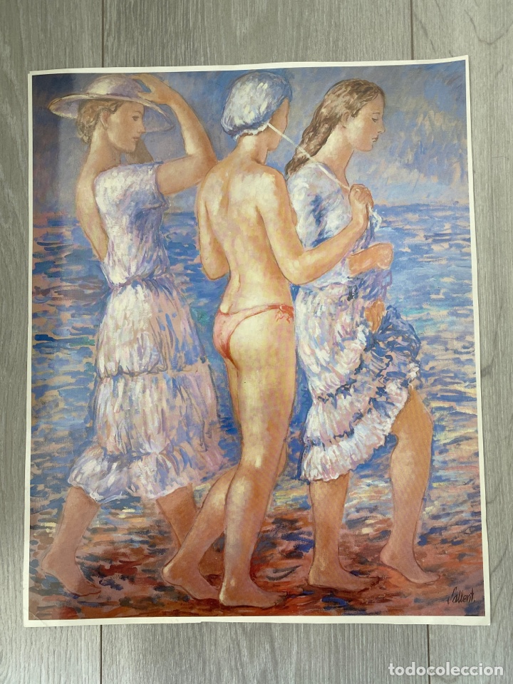 Otros objetos de arte: LAMINA PINTOR SALLENT - Foto 2