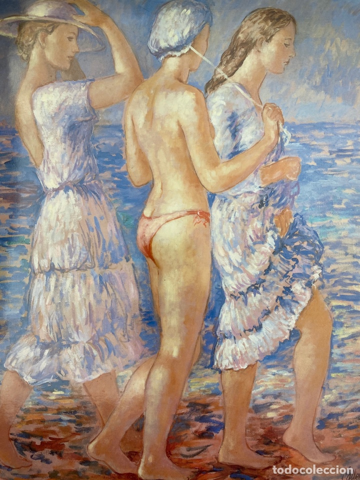 Otros objetos de arte: LAMINA PINTOR SALLENT - Foto 1