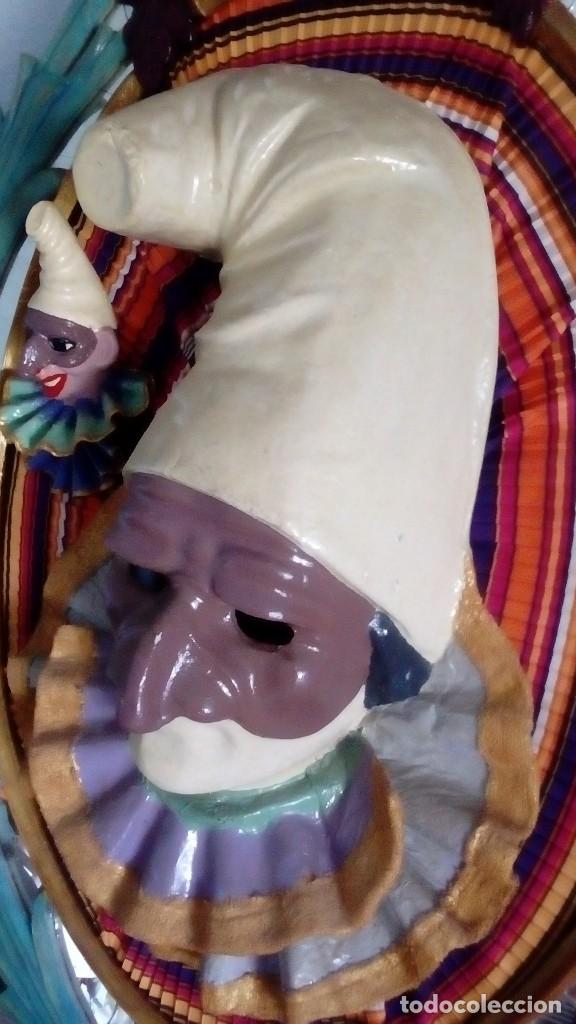 Otros objetos de arte: Obra Art&iacute;stica en Relieve del Dios Momo del Carnaval - Foto 5