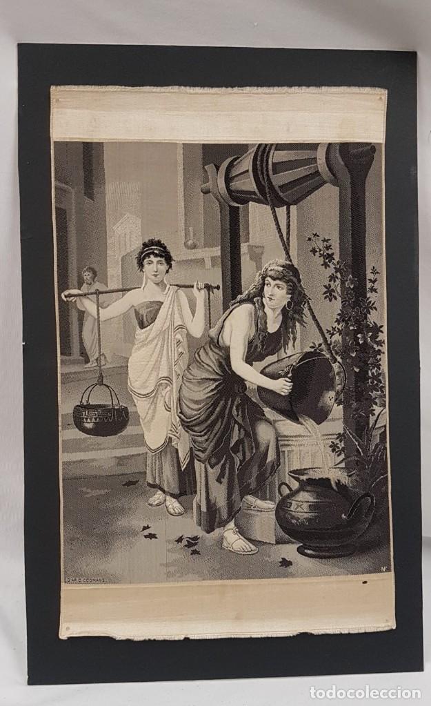 Otros objetos de arte: SEDA DE JACAR BORDADA - NEYRET FRERES - Foto 1