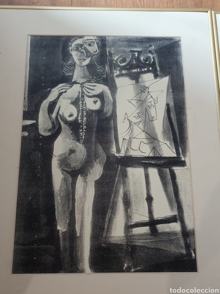 Otros objetos de arte: Dos impresiones de picasso enmarcada sin cristal - Foto 2