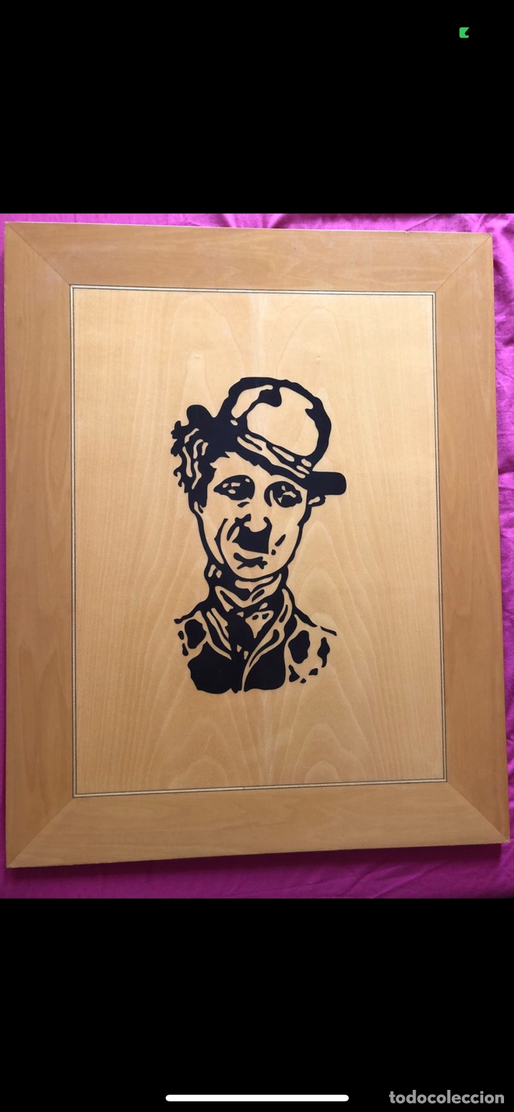 Otros objetos de arte: Cuadro de Charles Chaplin - Foto 2