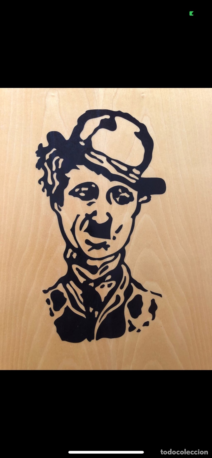 Otros objetos de arte: Cuadro de Charles Chaplin - Foto 1