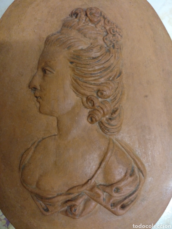 Otros objetos de arte: CUADRO CON BUSTO MARIA ANTONIETA - Foto 3