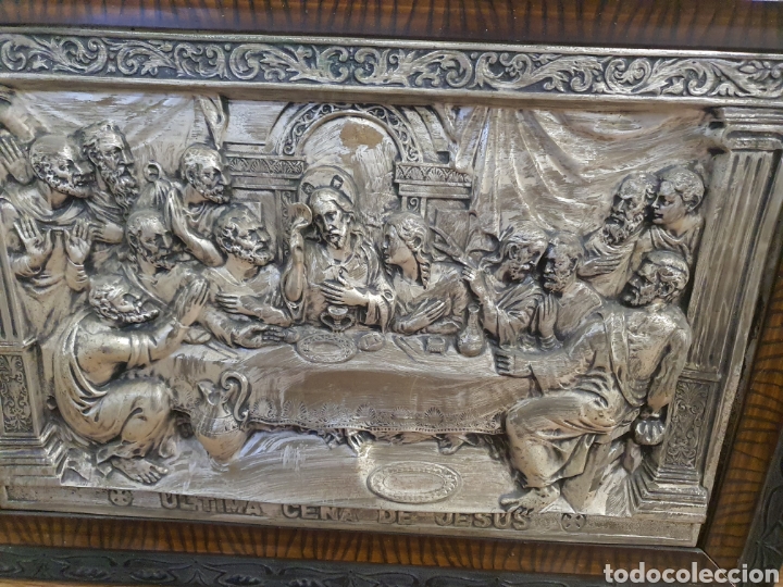 Otros objetos de arte: Cuadro de orfebrer&iacute;a la &uacute;ltima cena . - Foto 3