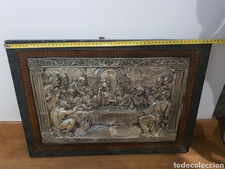 Otros objetos de arte: Cuadro de orfebrer&iacute;a la &uacute;ltima cena . - Foto 6