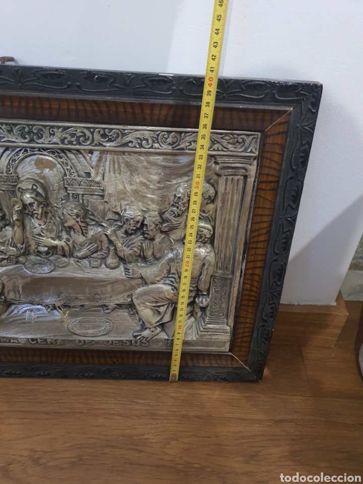 Otros objetos de arte: Cuadro de orfebrer&iacute;a la &uacute;ltima cena . - Foto 7