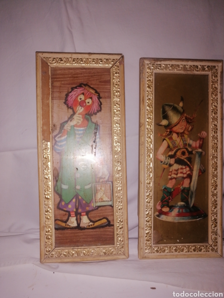 Otros objetos de arte: Cuadros infantiles a&ntilde;os 50 - Foto 2